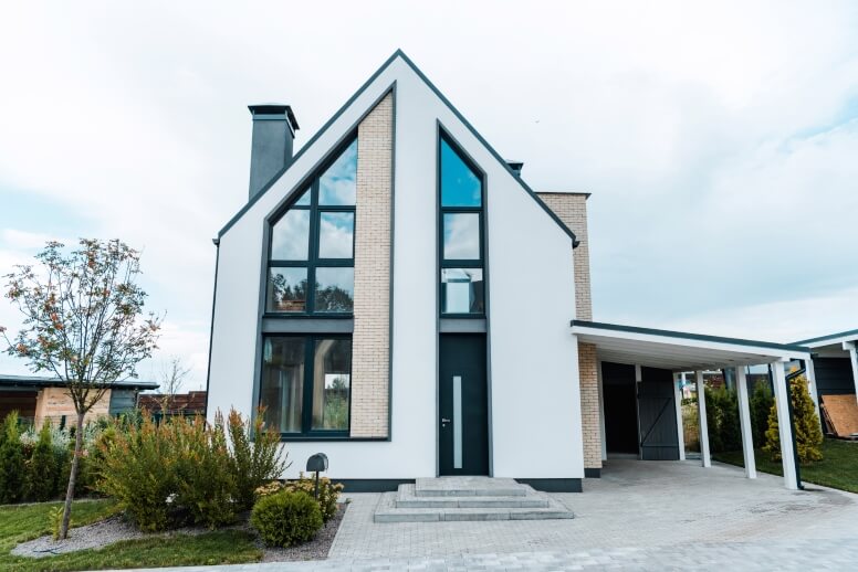 glas voor vrijstaande woning